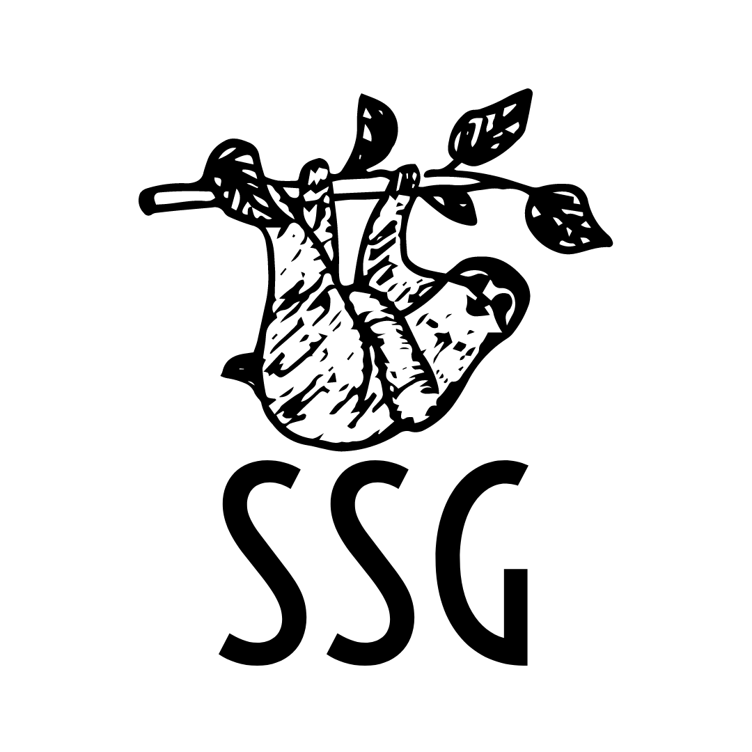 Logo variation of the grappling team "SSG" based in Ioannina Center