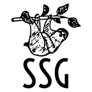 Logo variation of the grappling team "SSG" based in Ioannina Center